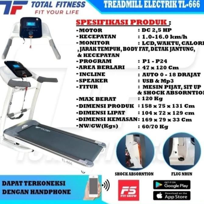 Treadmill Tl 666 Kode 5578