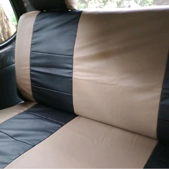 sarung jok mobil kijang Lgx Kapsul grand extra sgx krista 3 baris full set - kulit sintetis Car