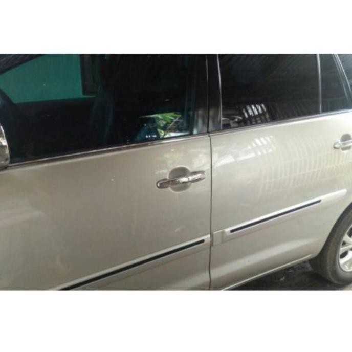 PROMO DISKON - list LIS kaca samping pintu window liner toyota innova inova 2004 sampai 20 CHROME cr