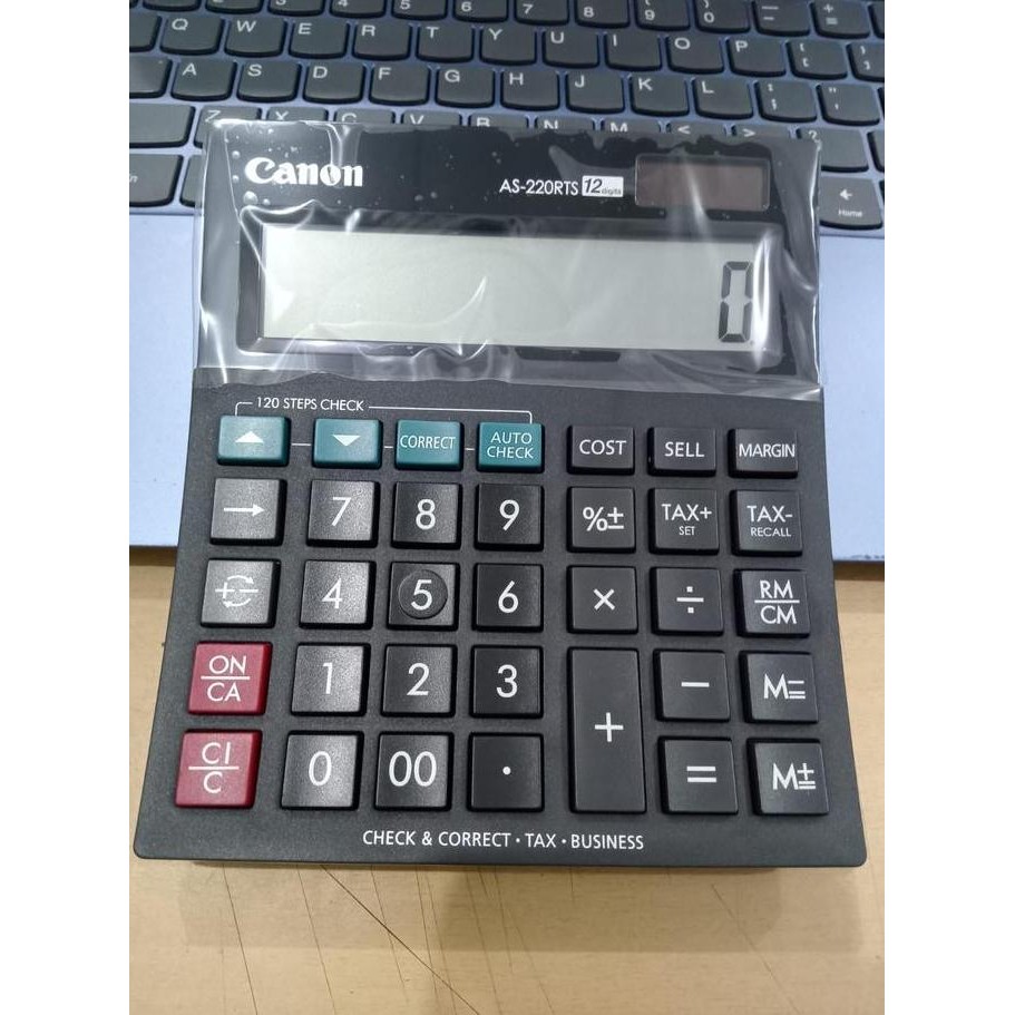 

KALKULATOR CANON 12 DIGIT AS-220RTS MM