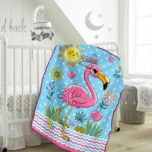 Selimut Vito Kids Bulu 100X140 Motif Karakter Anak Halus Lembut Anti Bakteri Blanket Flannel