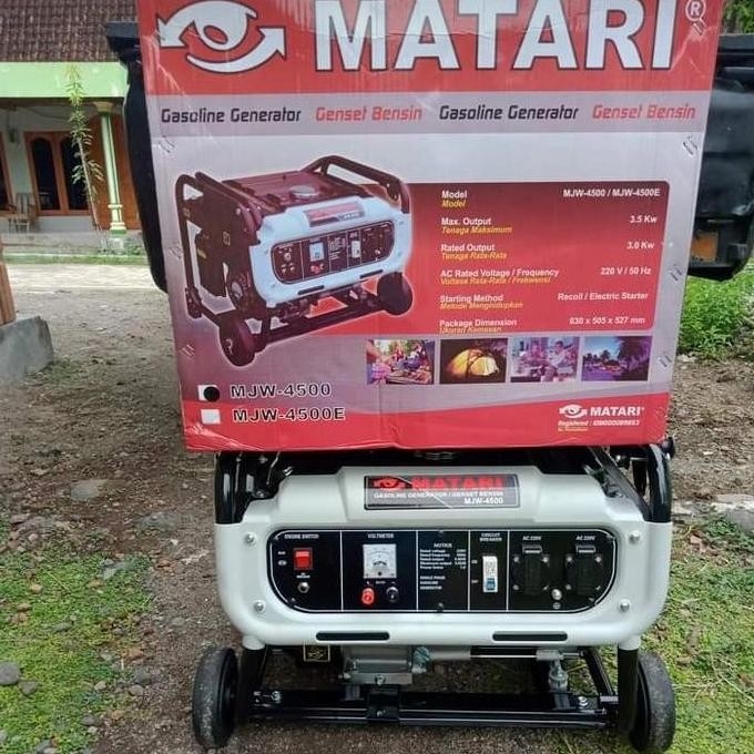 langsung order saja] GENSET MATARI 3000 watt / AVR / TEMBAGA