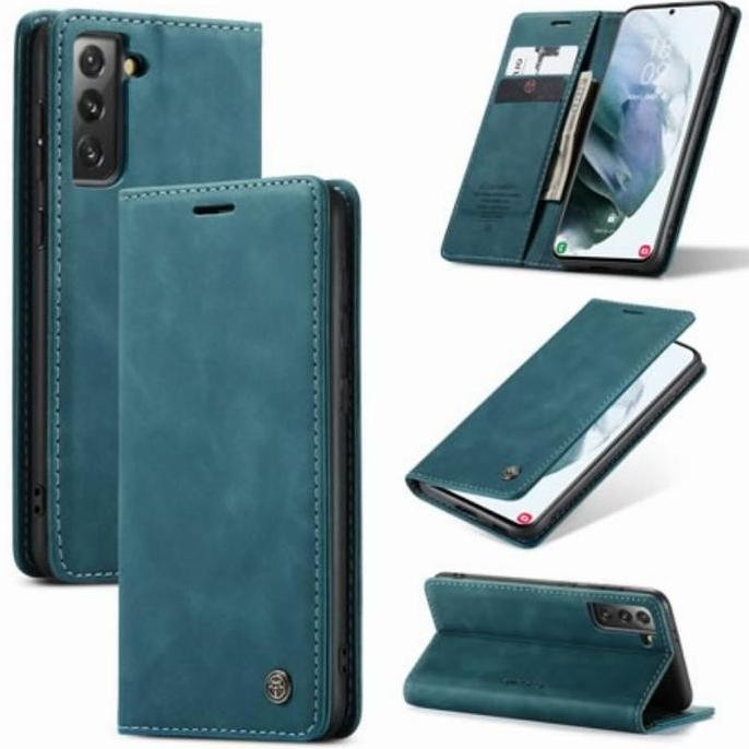 TERBARU - Flip Case Samsung S21 / S21 Plus / S21 Ultra CASEME Leather Wallet