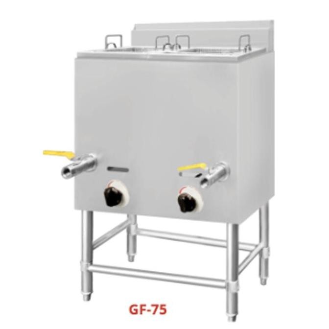 GETRA GF-75 Gas Deep Fryer (Alat Penggorengan Listrik) 2 Tank 14 Liter CO