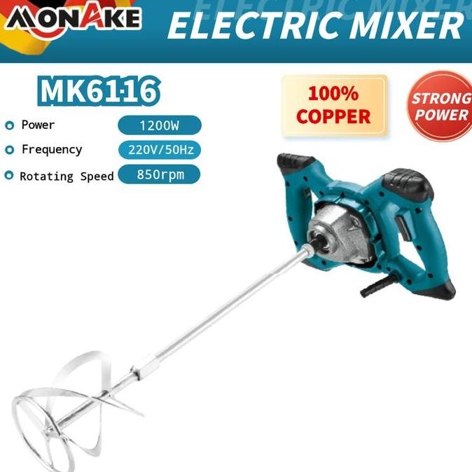 PROMO - MONAKE Mesin Pengaduk / Paint Mixer / Electric Mixer MK66