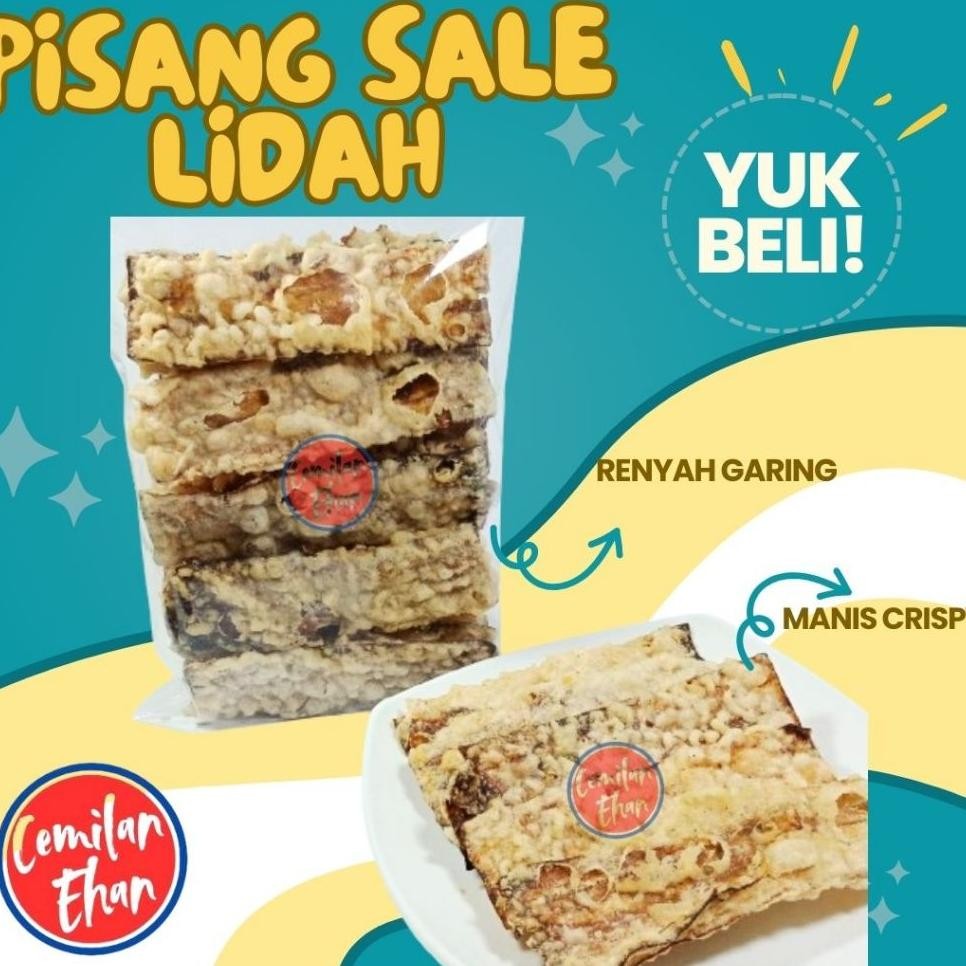 

Pisang 1Kg Keripik Pisang Lidah Enak Manis Gurih Renyah Khas Bandung