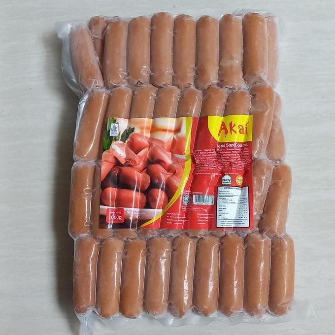 

Sosis Sapi Cocktail Akai Isi 66 Pcs ( 1 Kg ) AS