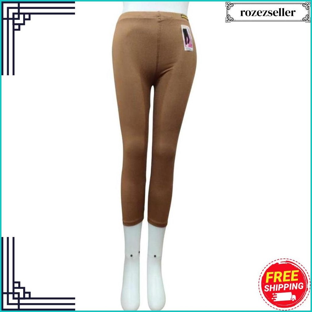 Celana Leging Dewasa 7/8 Merek Guojisan Bahan Katun Spandek Impor Uk Std - Jumbo Cod