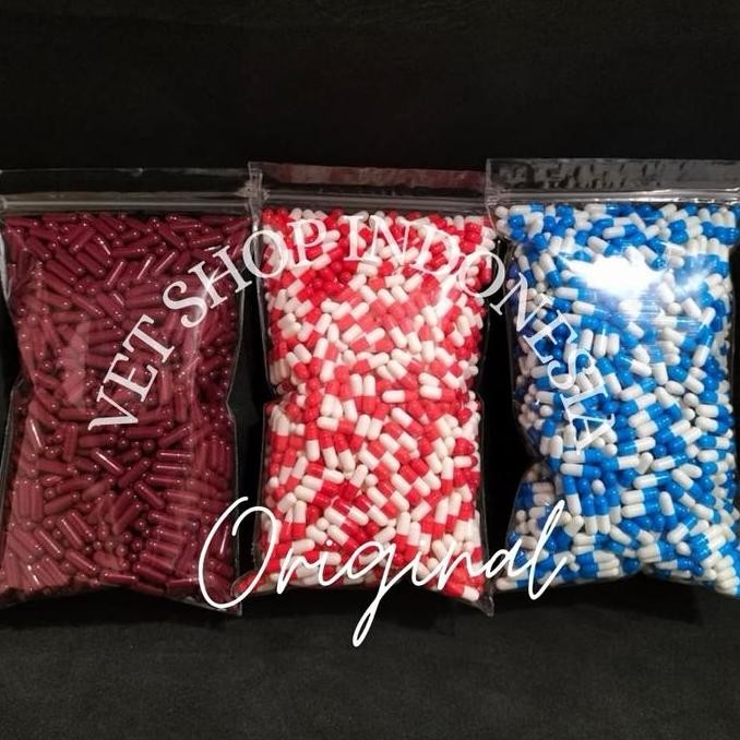 KAPSUL KOSONG UKURAN 4 ISI 1000 PCS CAPSUL CAPSULE CANGKANG KAPSUL