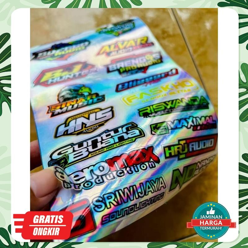 

Harga Promo STIKER HOLOGRAM SOUND SYSTEM CUTTING ISI 17 | Viral Kekinian Terbaru 2025 MO-05