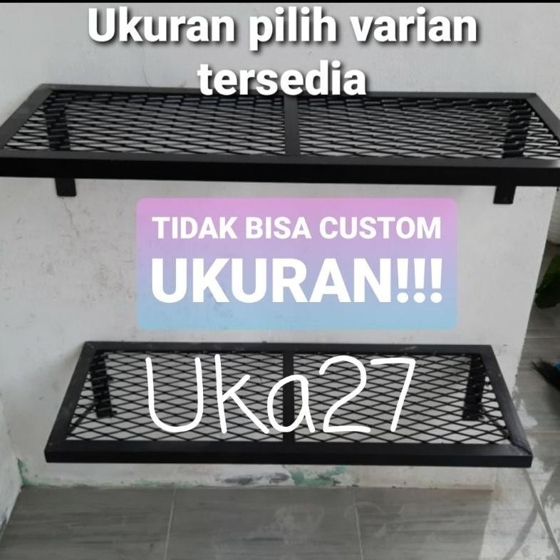 rak ambalan pot bunga rak PC rak printer tempel dinding serbaguna