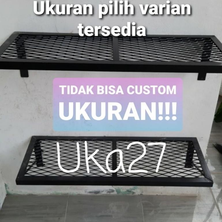 rak ambalan pot bunga rak PC rak printer tempel dinding serbaguna