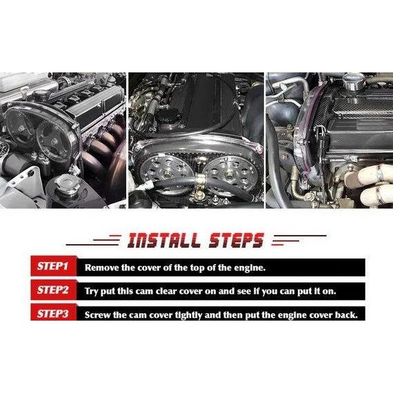 CM - Cover Timing Belt EVO 4 5 6 7 8 NON MIVEC 4G63