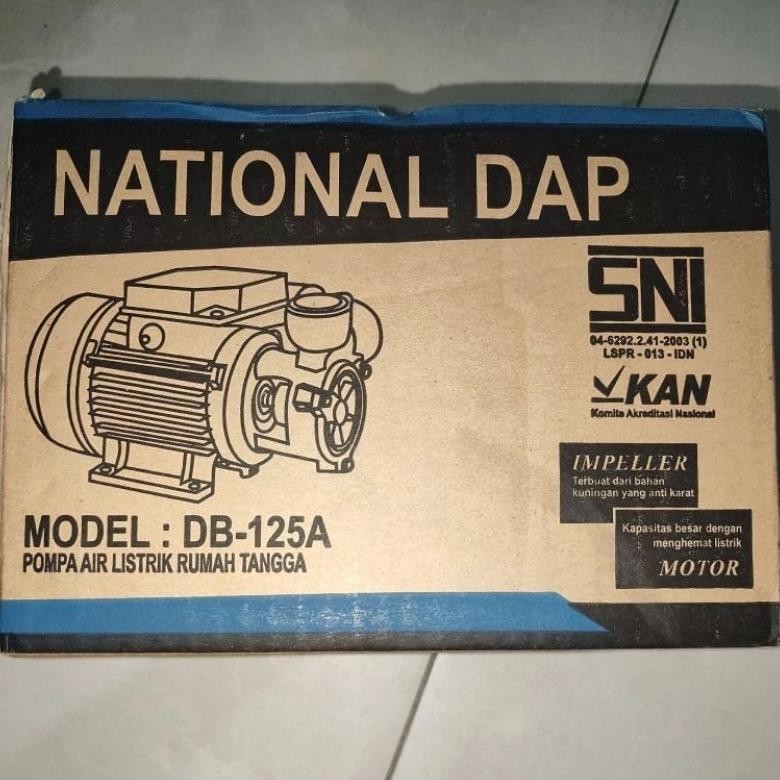 Pompa Air National Dap Nasional Dap 220v 125watt