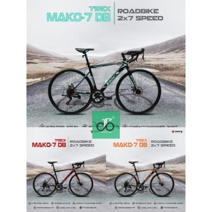 SS Sepeda Balap 700c roadbike TREX MAKO-7 DB (MAKO 7 DB) MAKO7