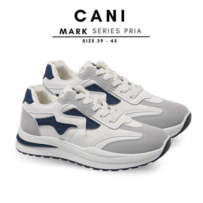 SP Cani "Free Box" (Size 39 - 45) Mark Sepatu Pria Sneakers Fashion Kasual Import M8128