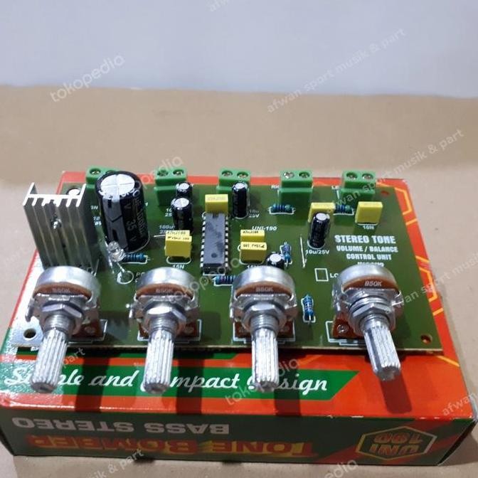 Kit Tone Control Hifi Stereo Tone Bomber Un 190