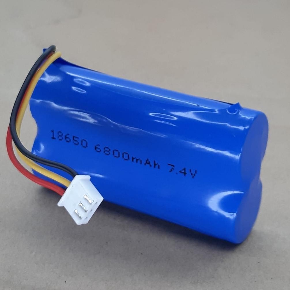 Termurah Baterai Isi Ulang Mobil Rc/Dvd Portable Speaker Soket Putih 3Pin Type Lithium 18650 7.4V-68