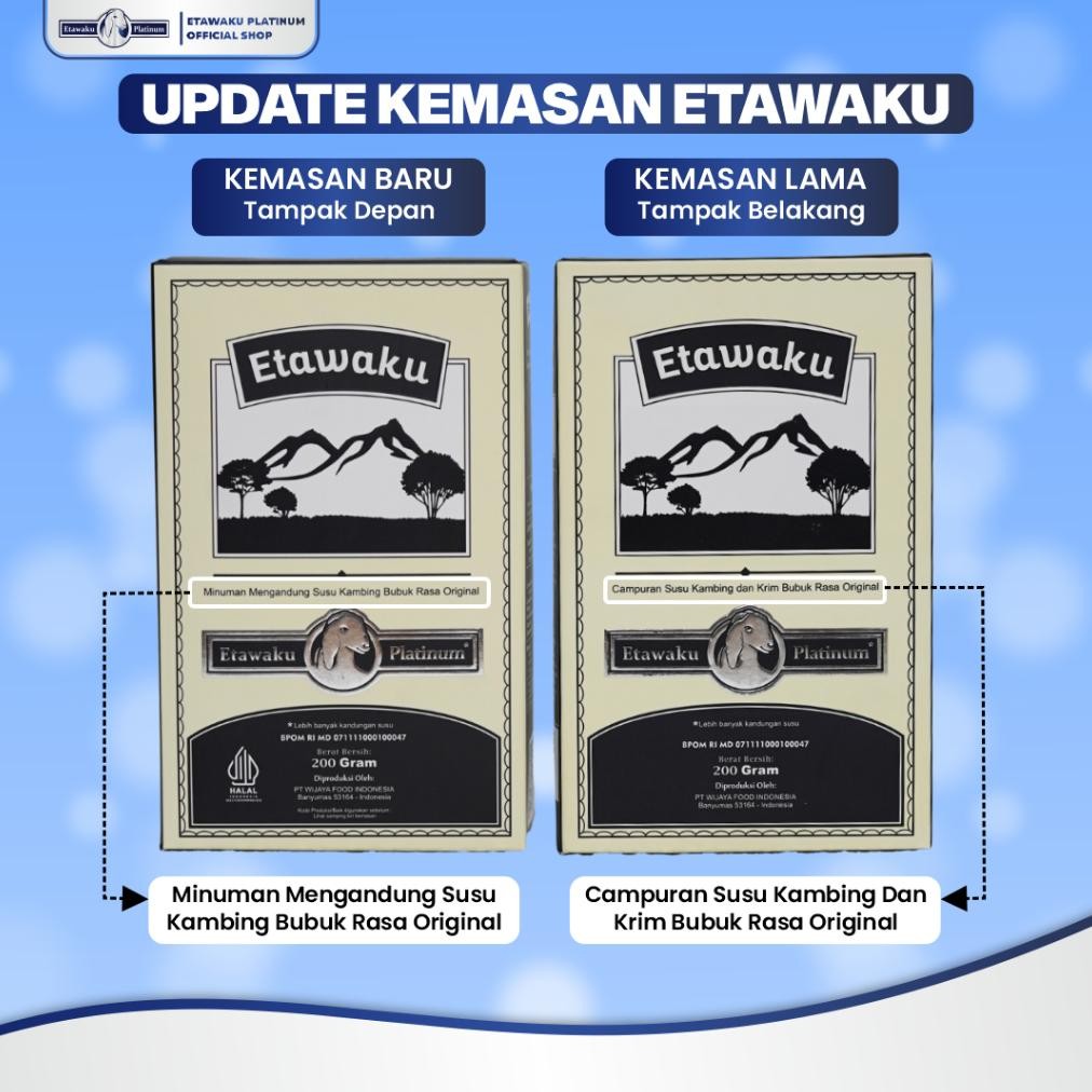 

Etawaku Susu Paket 3 Box - Susu Kambing Murni & Krimer Bubuk