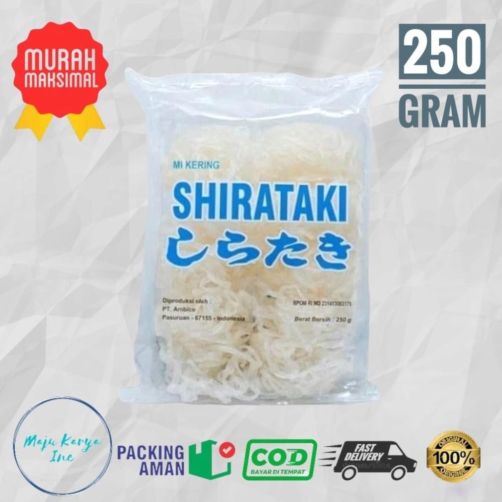 

Mie Kering Shirataki 250G Rendah Kalori Gluten Free