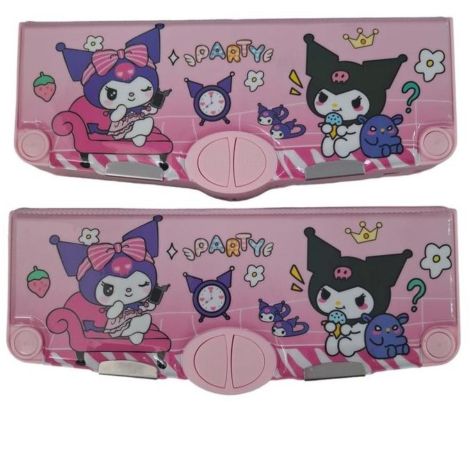 

Tempat pensil magnet tombol gunting, solatip / Kotak pensil magnet FT