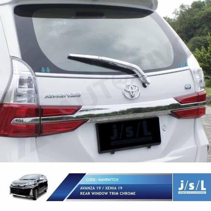 Lis Kaca Belakang Chrome Avanza Xenia Veloz 2019 Merek Jsl Diskon