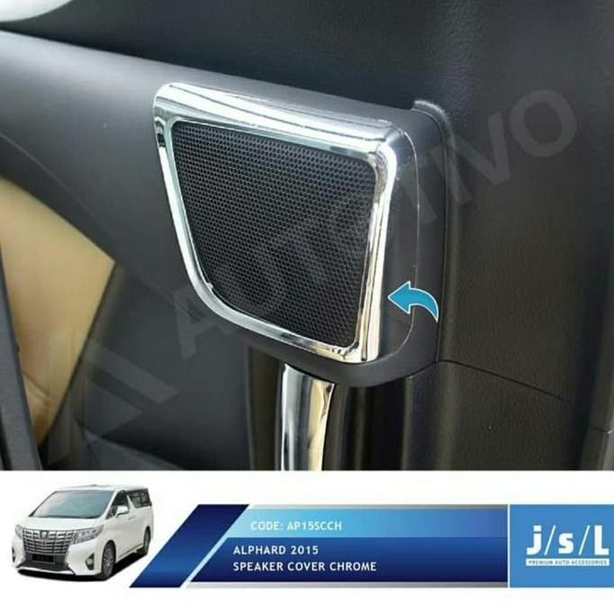 List Chrome Speaker All New Alphard List Cover Chrome Speaker Alphard Best Quality