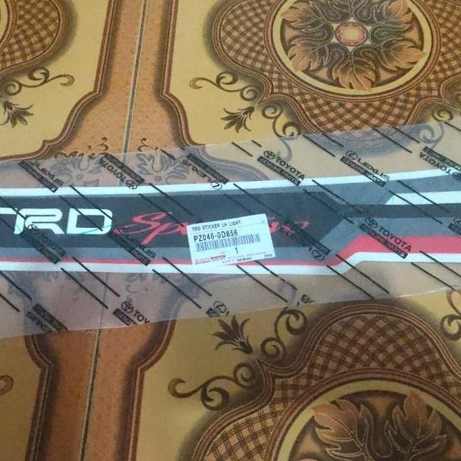 stiker trd sportivo yaris 2015 original Original