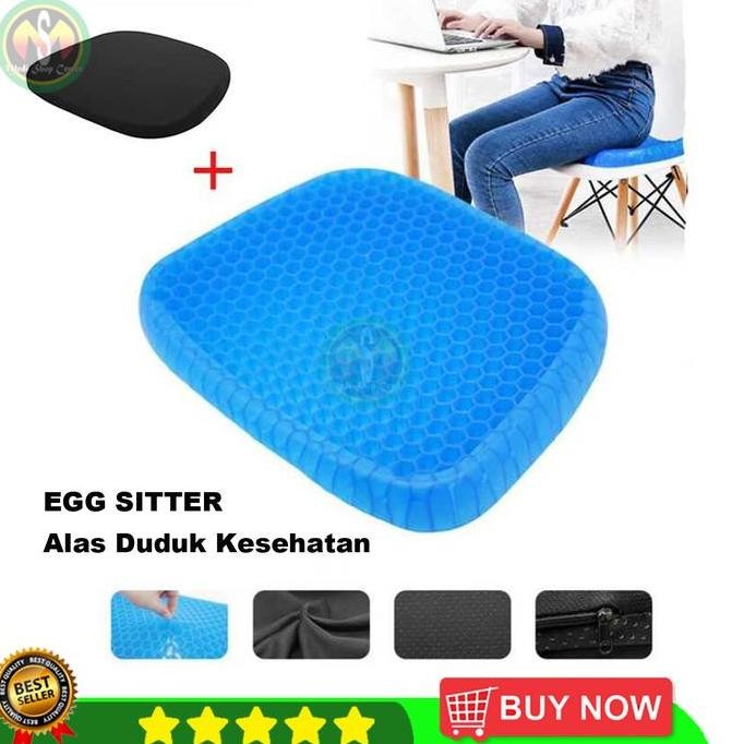 Alas Duduk Kesehatan Bantal Gel Empuk Dingin Anti Wasir Ambeien