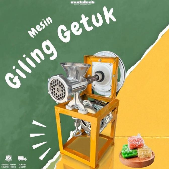 Mesin Gilingan Getuk Lindri Otomatis Alat Cetak Getuk CO
