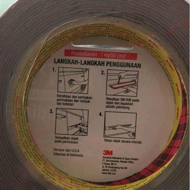 

Exa Perekat Dua Sisi Double Tape 3 M - V H B