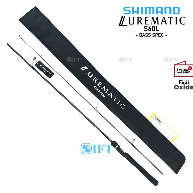 Joran SHIMANO LUREMATIC BASS | Fuji | Casting Kolam Sungai Muara Laut Original