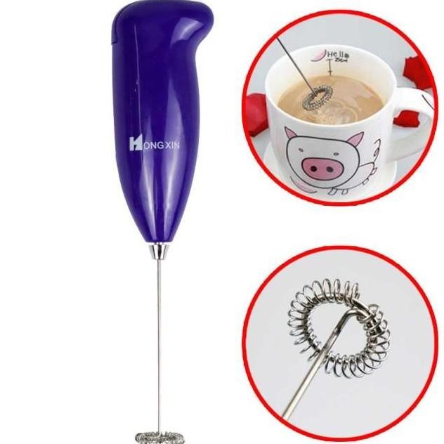 Mixer Mini Pengaduk Kopi Elektrik Kocokan Telur Pengaduk Minuman