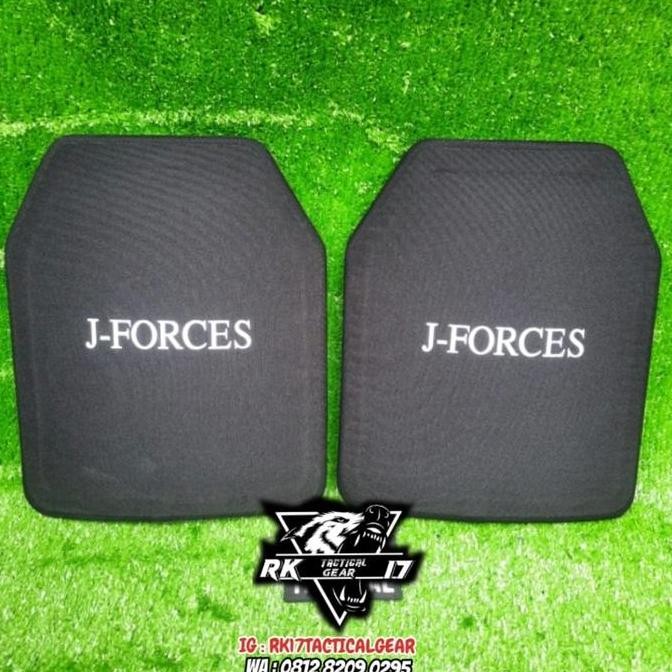 PLAT ROMPI ANTI PELURU LEVEL 3A / 4 - PLAT BAJA CERAMIC J-FORCE STRIKE FACE ORIGINAL DAN TERPERCAYA