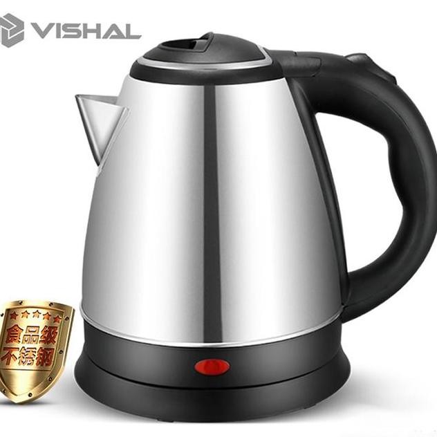 Vishal Teko Listrik 2L Pemanas Air Kettle Electric Stainless Pembuat Kopi Teh Vs1801
