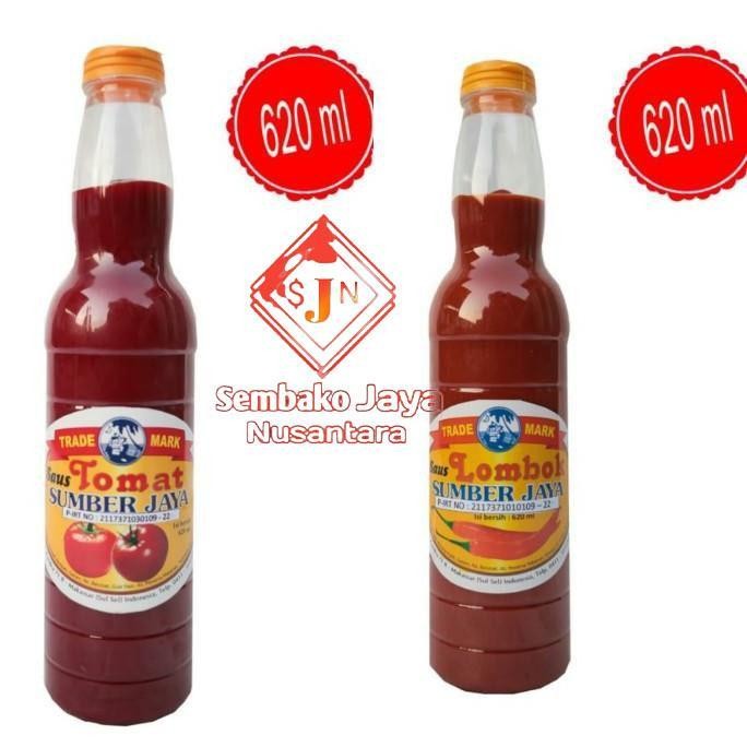 

LS Saos Tomat Sumber Jaya 620ml / Saus Lombok Merah Asli Makassar 620ml