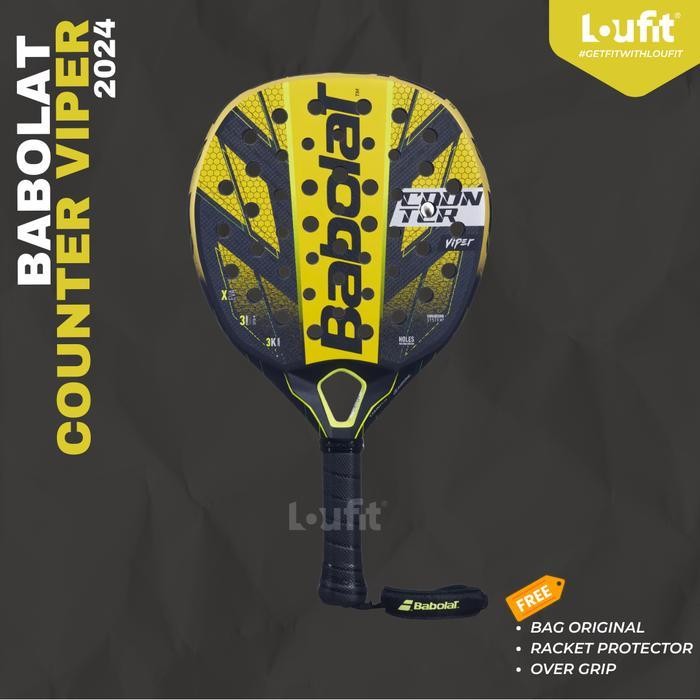 FS BABOLAT RACKET | PADEL RACKET BABOLAT COUNTER VIPER 2024 ORIGINAL | Carbon 3K