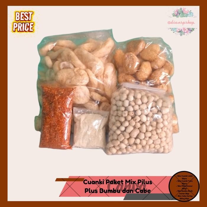 

LS Cuanki Paket Mix Pilus Paket Topping Lengkap Madam di Food Pedas Makanan Instan