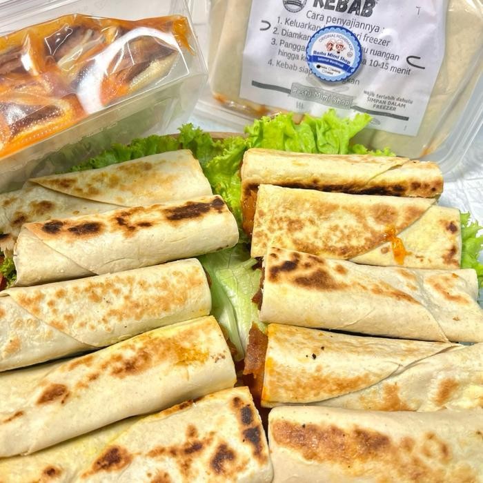 

LS Kebab Mini premium isi 10 pcs isian full daging sapi premium makanan frozen food cemilan instan