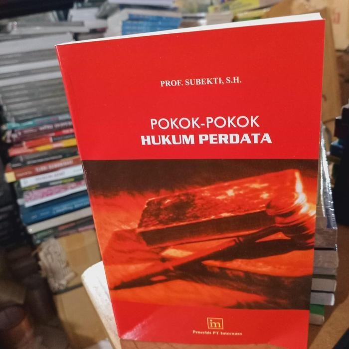 

LS Pokok-pokok hukum perdata By Subekti