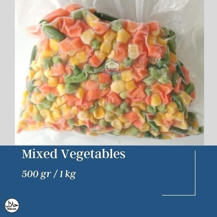 

LS Frozen Mixed Vegetables / Sayuran Campur Beku 500gr / 1 kg