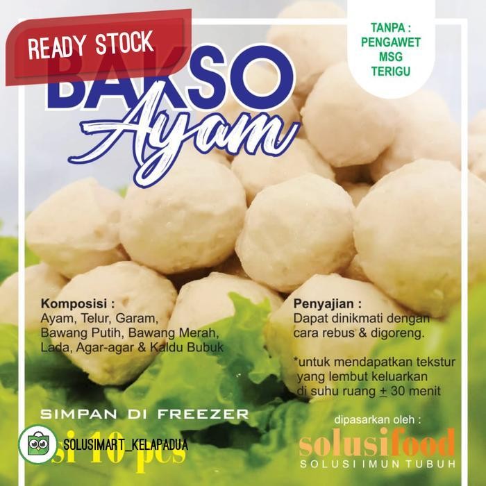 

LS Bakso Ayam Keto Frozen Food Daging Makanan