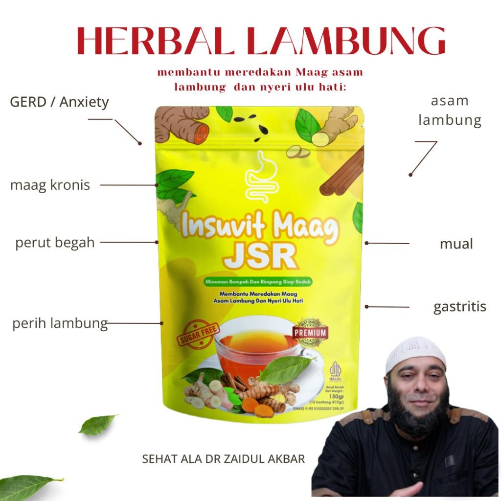 

LS Obat Herbal Insuvit Maag JSR Ala Dr Zaidul Akbar Asam Lambung Obat Asam Lambung Kronis Gerd Mual