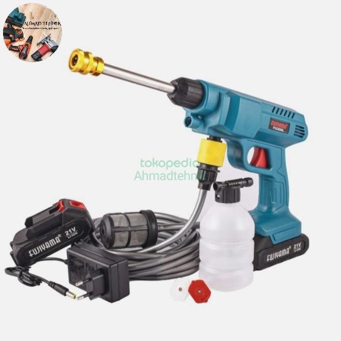 FUJIYAMA JAPAN TECHNOLOGY CORDLESS JET CLEANER ALAT CUCI MOBIL 2 VOLT
