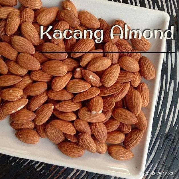 

Berkualitas! 1kg Roasted ALMOND - Kacang Almon Panggang 1 kg MATANG