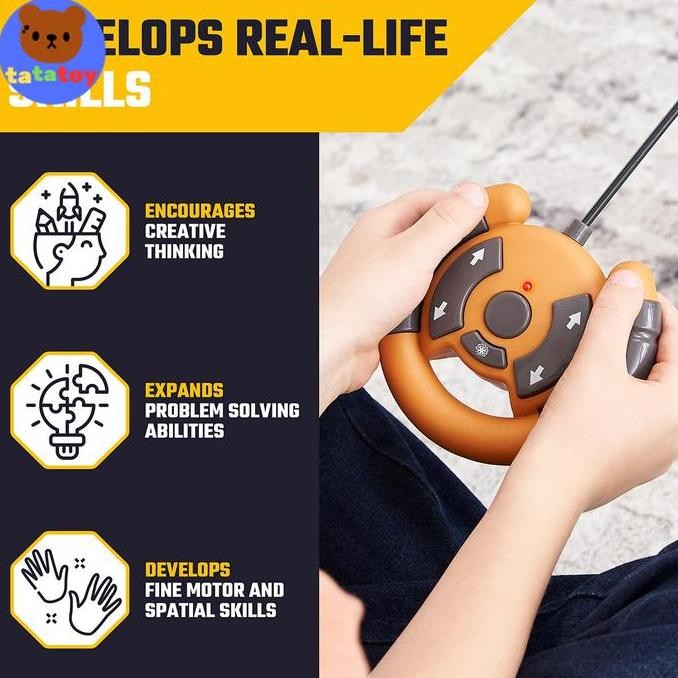 tatatoy NEW Remote Control Excavator Mobil RC  Superior Mesin Berat Remote Control Excavator baterai