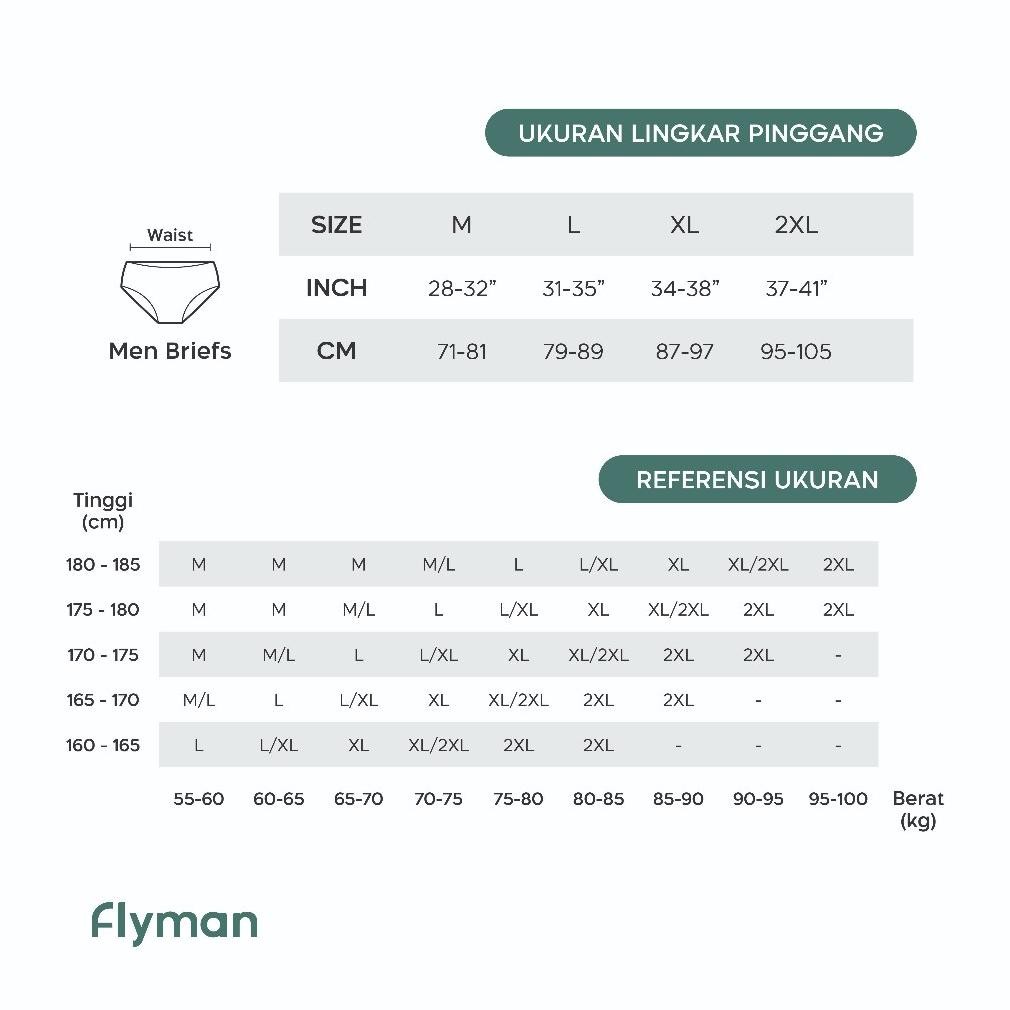 Flyman Tencel Briefs 3 Pcs Fm 3075