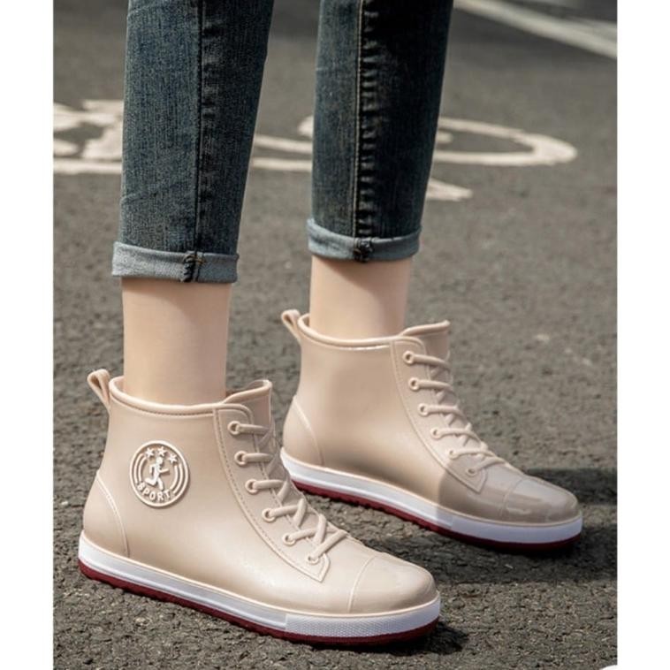 Hot - Sepatu fashion Wanita Anti Air Boot Wanita 228 ~