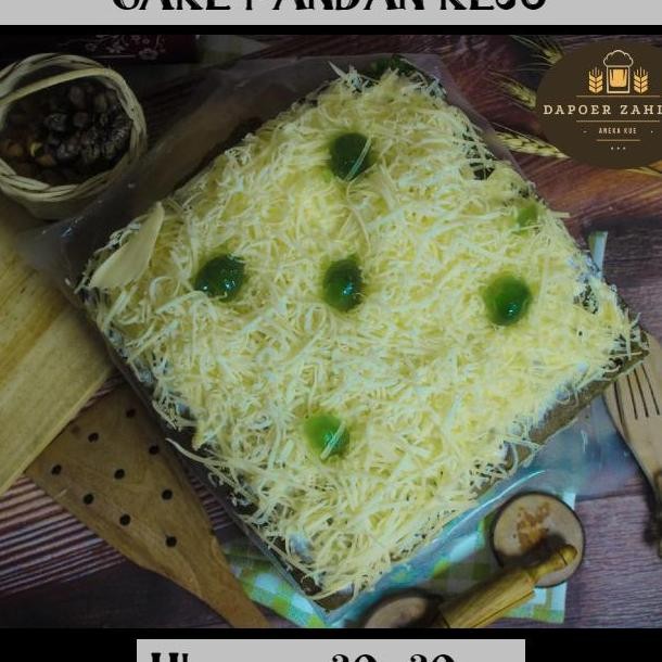 

Kue Bolu Pandan Cake Pandan Keju Bolu Topping Keju