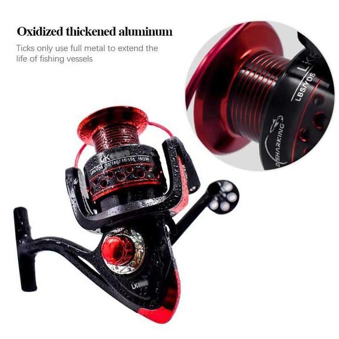 Reel Pancing Spinning 13 Ball Bearing Gold Sharking LK5000